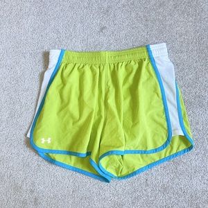 under armour womens s lime green athletic shorts r